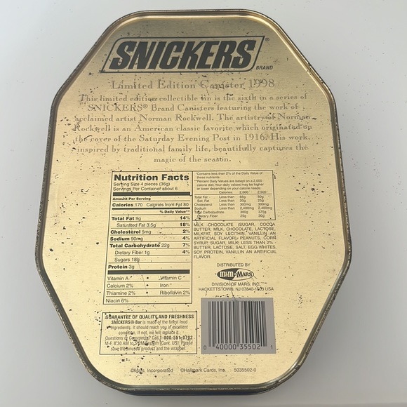 Snickers Limited Edition Canister - Picture 2 of 6